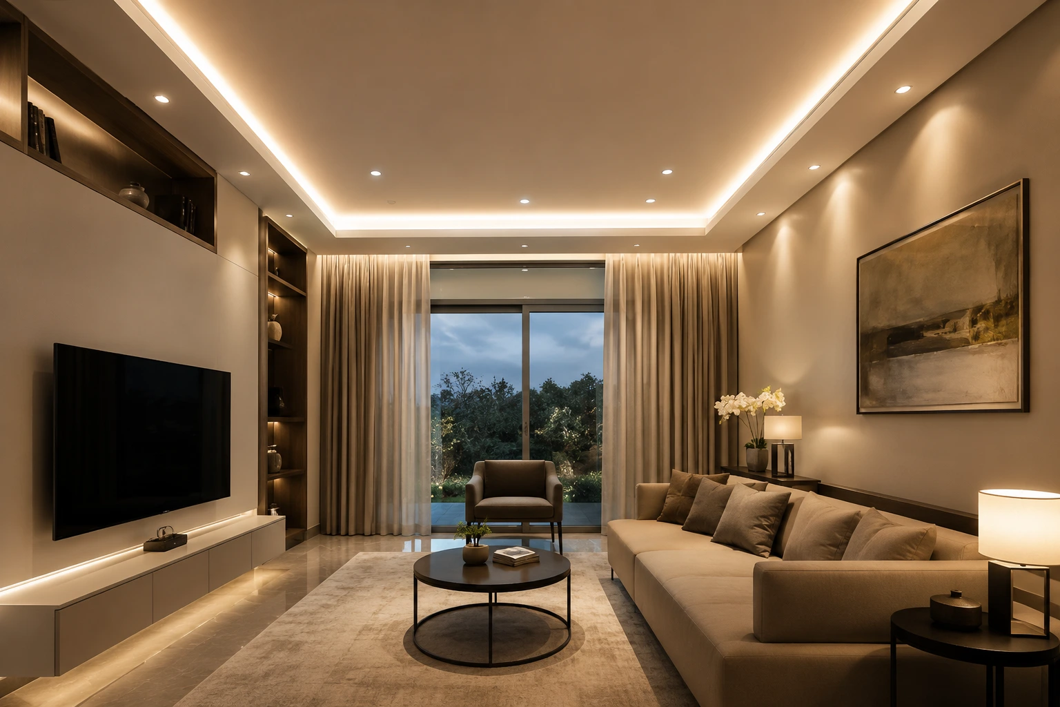 Interior lighting project